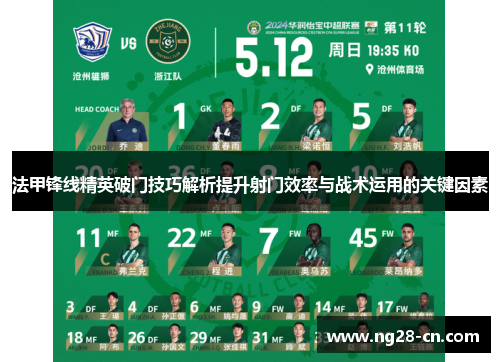 法甲锋线精英破门技巧解析提升射门效率与战术运用的关键因素